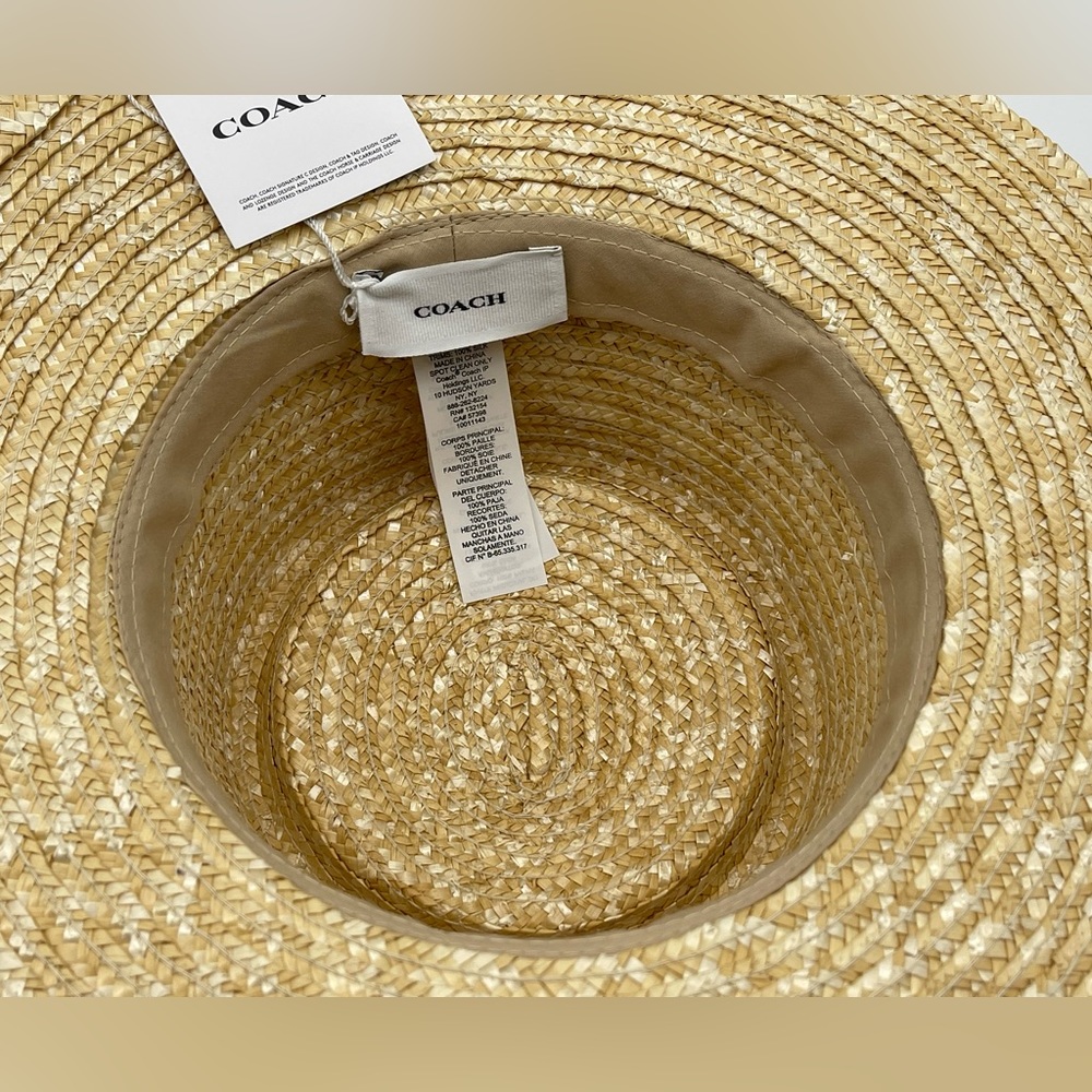 Coach Brimmed Hat With Scarf - Picture 10 of 14